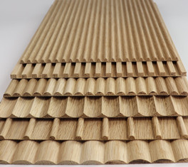 Milled Oak Veneer Panel