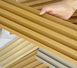 Recon veneer fluted panels