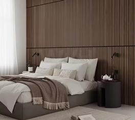 Walnut Slat Wall Panels