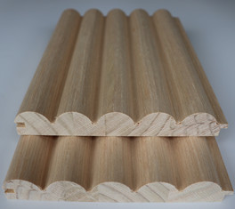 veneered ridge wall panels