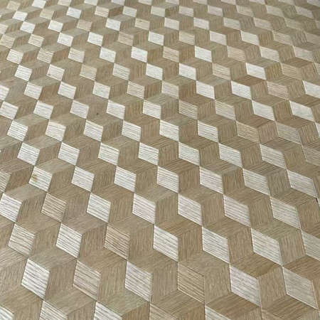 woven white oak veneer