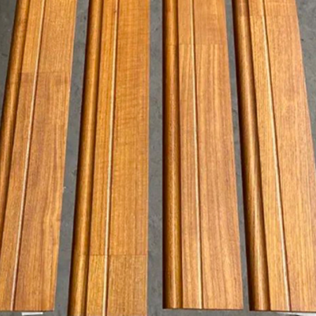 teak veneer wrapped moulding profiles