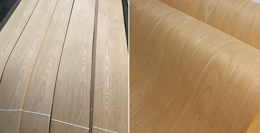 types of american white oak veneer