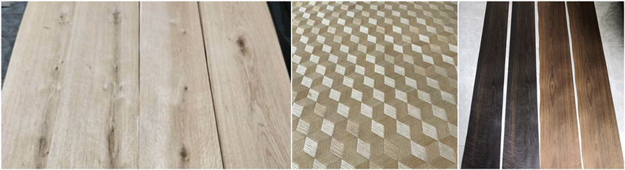 white oak wood veneer knotty woven fumed