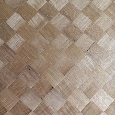 woven teak veneer