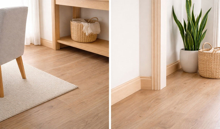 ash veneer wrapped moulding profile