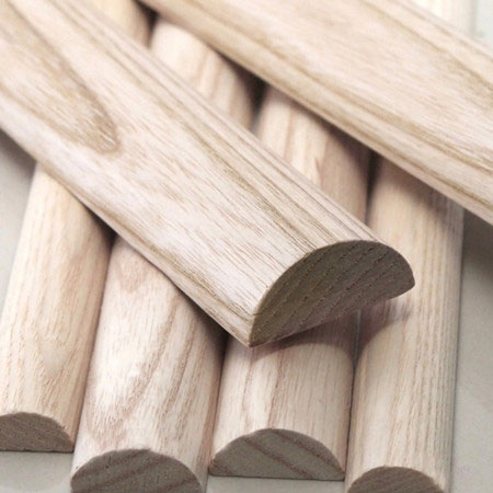 ash veneer wrapped moulding profile