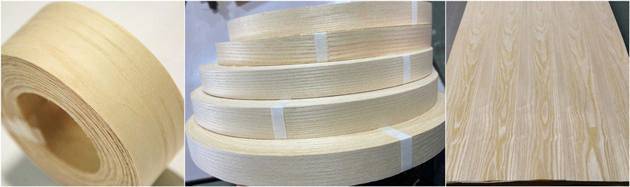 jointed ash veneer rolls and sheets