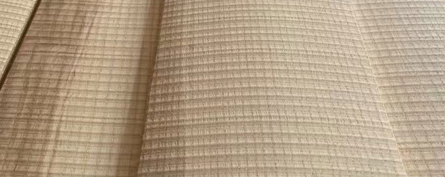 rough sawn cut white ash veneer