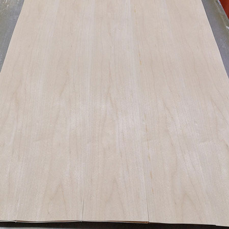 spliced maple veneer sheet