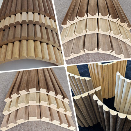 flexible tambour wood panels