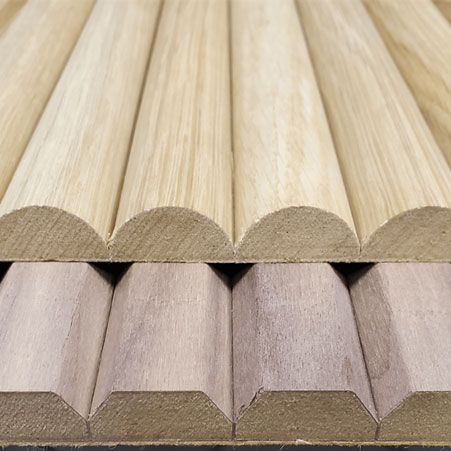 veneer wrapped tambour panel