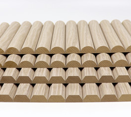 grey wood tambour panel