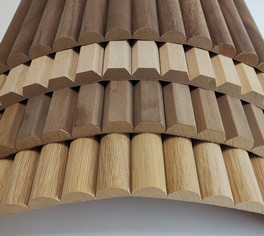tambour wall panelling
