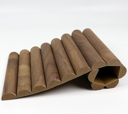 walnut tambour panels