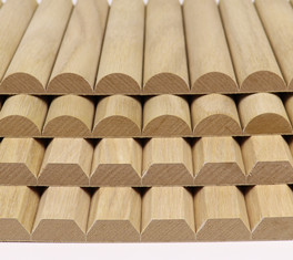white oak tambour panels